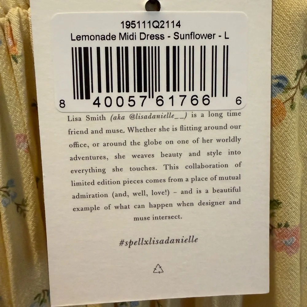 Spell Lemonade Midi Dress - Picture 4 of 6